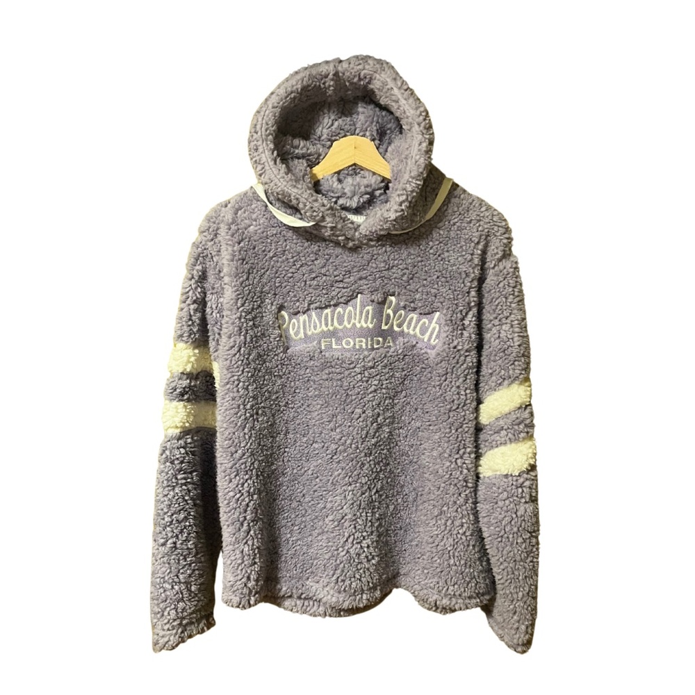"Pensacola Beach, Florida" Fleece Hoodie